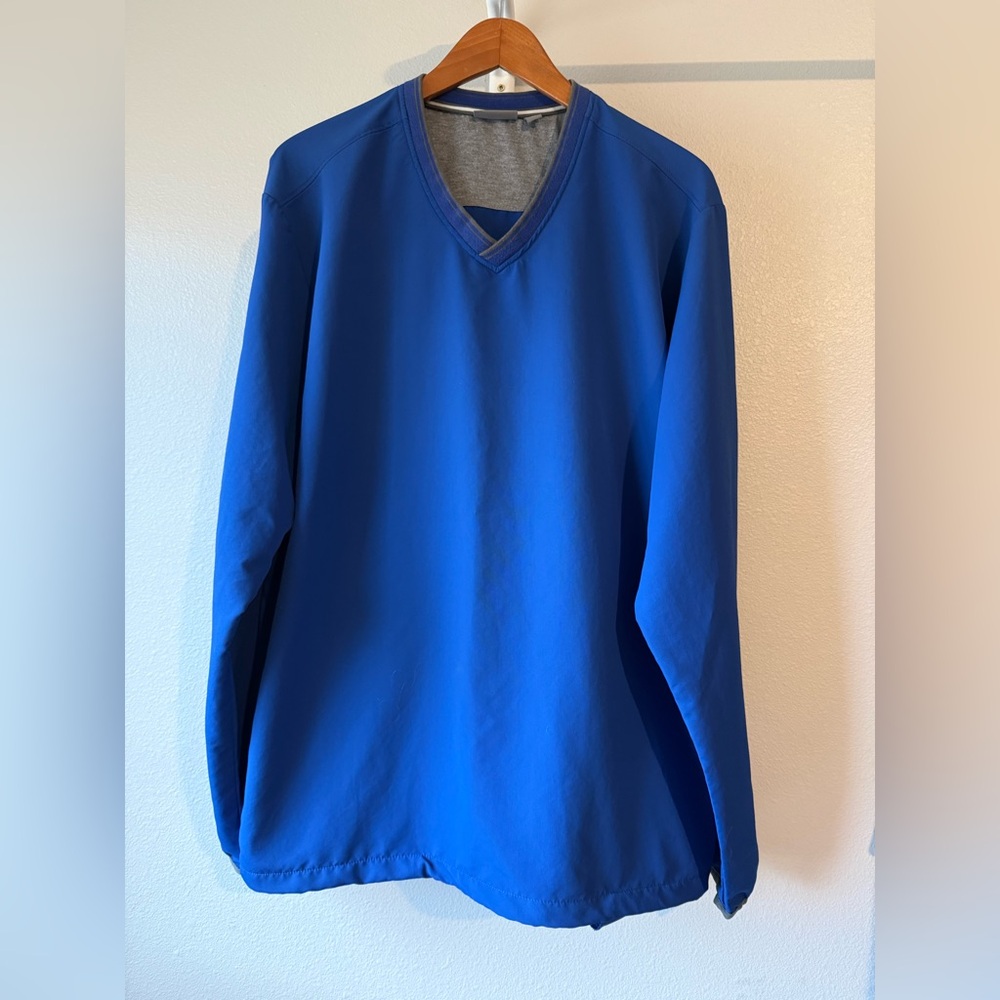 Ashworth Royal Blue golf windbreaker pullover